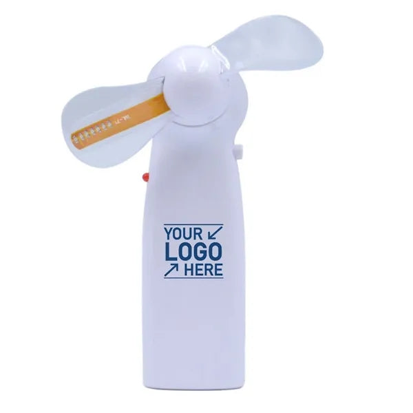 Portable Mini Fan with LED Message Customized