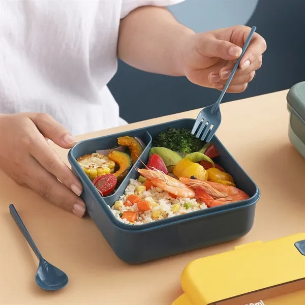 Square Flat Top Student Lunch Box