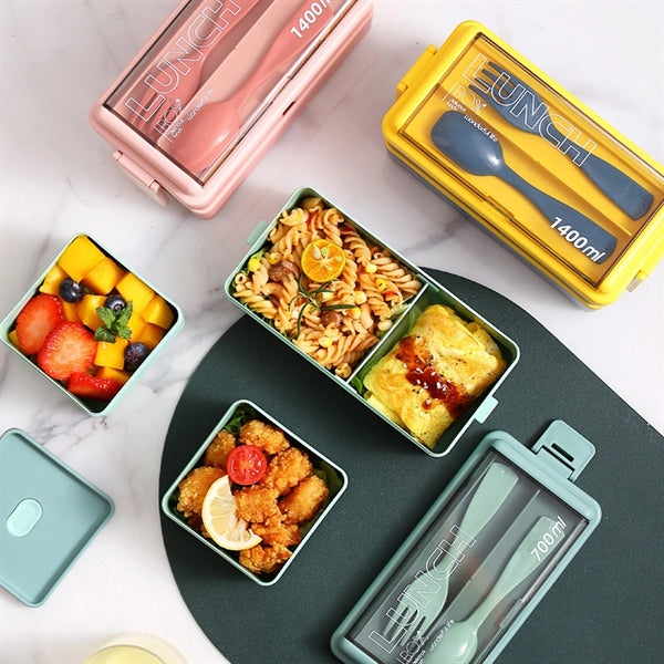 Double Plastic Bento Boxes