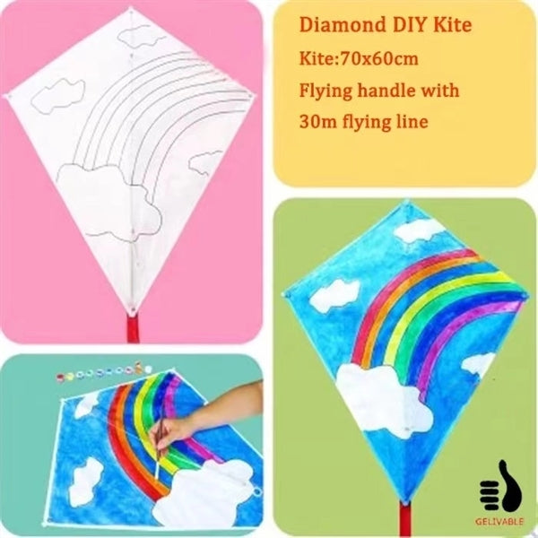 Painting DIY Flying Kite