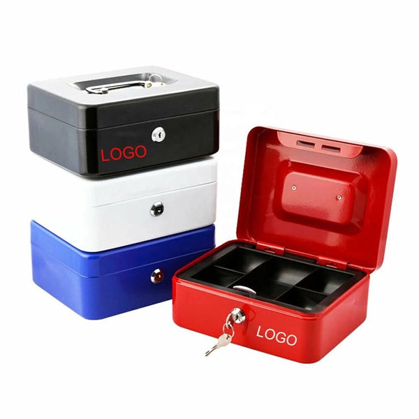 Storage Metal Cash Box With Lock
