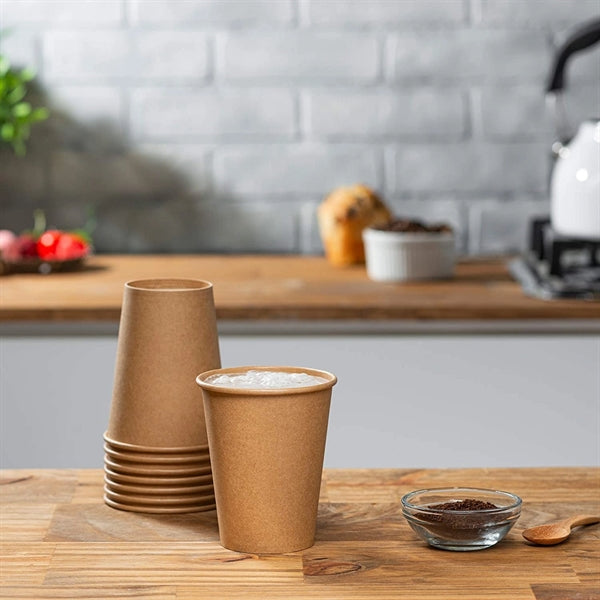 Kraft Paper Hot Coffee Beverage Cup
