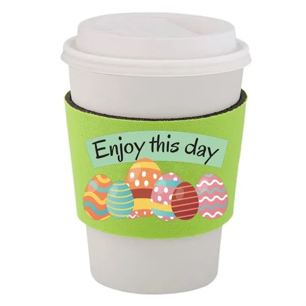 Full Color Small Coffe Sleeve Foam Coolie