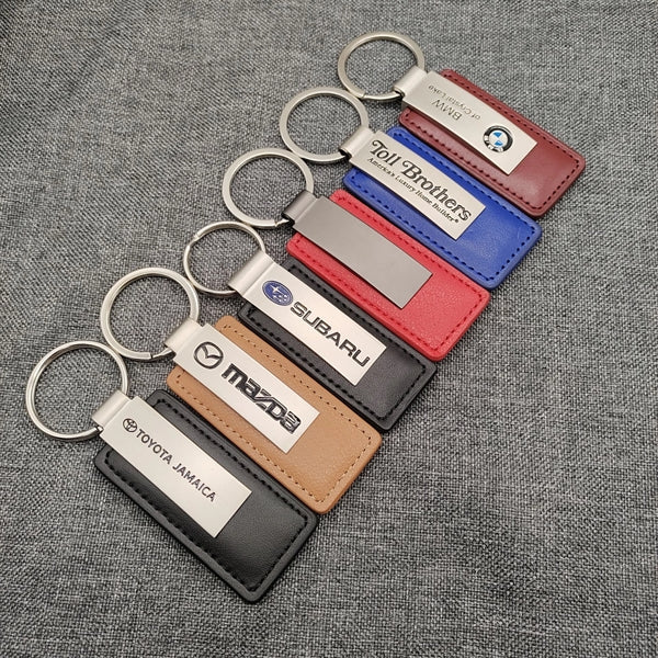 Pu Leather & Metal Key Chain