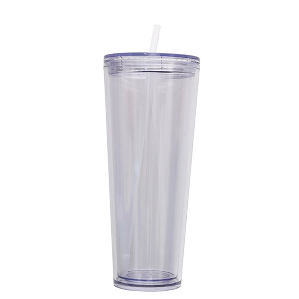 24 Oz. Custom Double Wall Acrylic Tumbler Carnival Cup