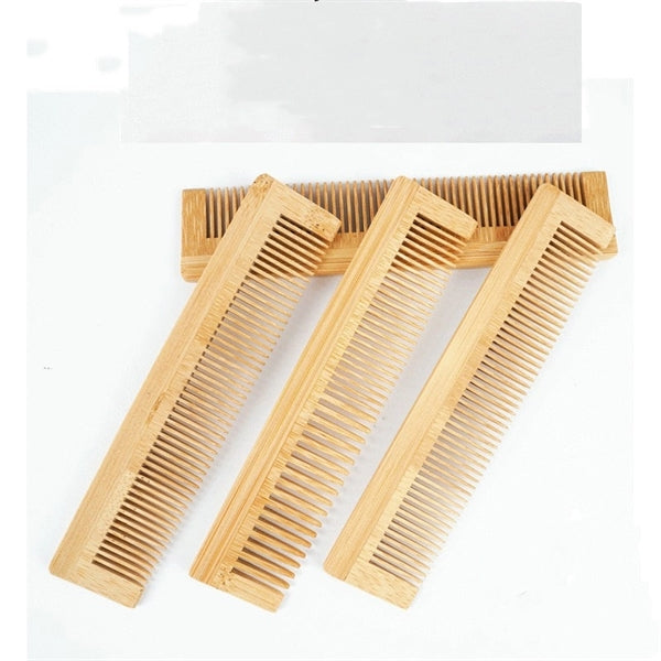Square bamboo comb