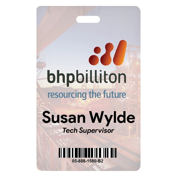 Digital ID / Credential Badge 3 3/8" x 2 1/8"