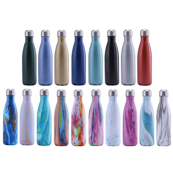 18oz Cola Shape Insulated Water Bottle