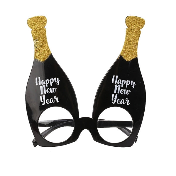 Party photo concave styling glasses with gold powder style