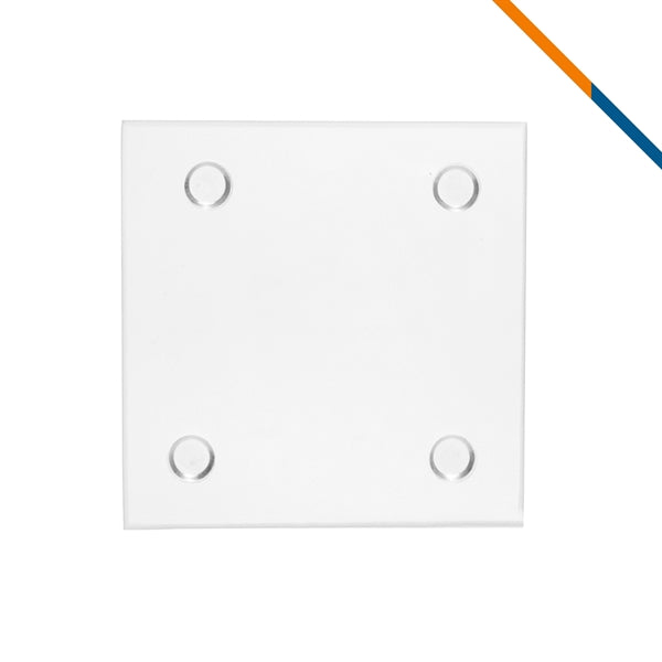 Flavkin Square Glass Coaster