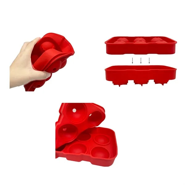 6 Silicone Ice Ball Maker