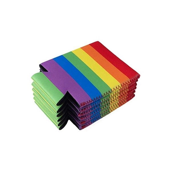 LGBT Rainbow Neoprene Can Cooler Beer Sleeves