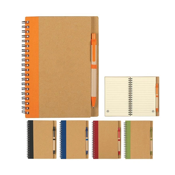 Kraft Paper Notepad with Pen