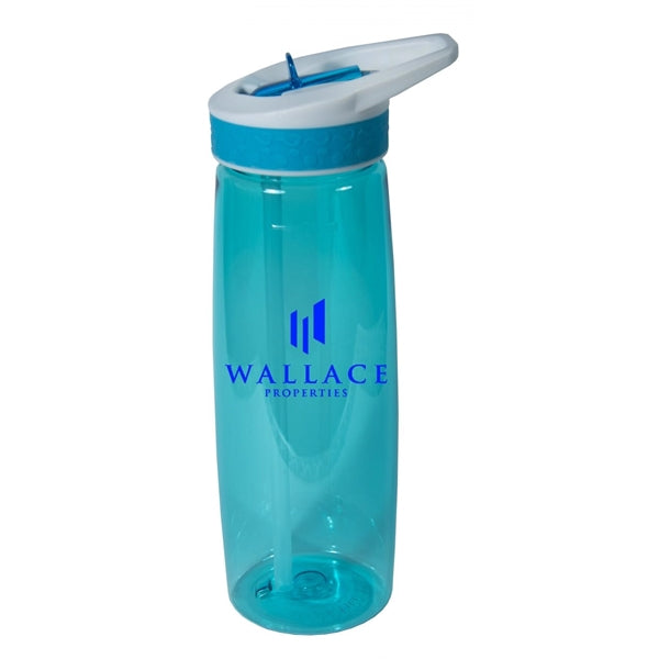 25 Ounce Leak & Spill Proof Bottle with Flip Straw