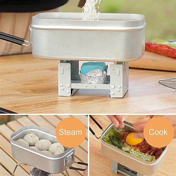 Outdoor Heatable Aluminum Lunch Box