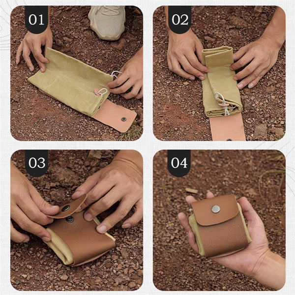 Collapsible Waist Hanging Foraging Bag