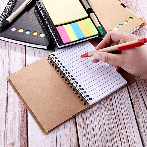 Colored Tabs Spiral Notebook