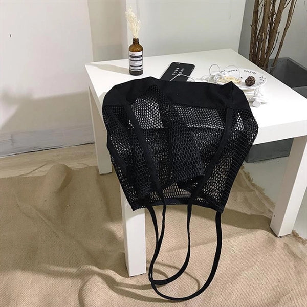 Sheer Mesh Tote Bag