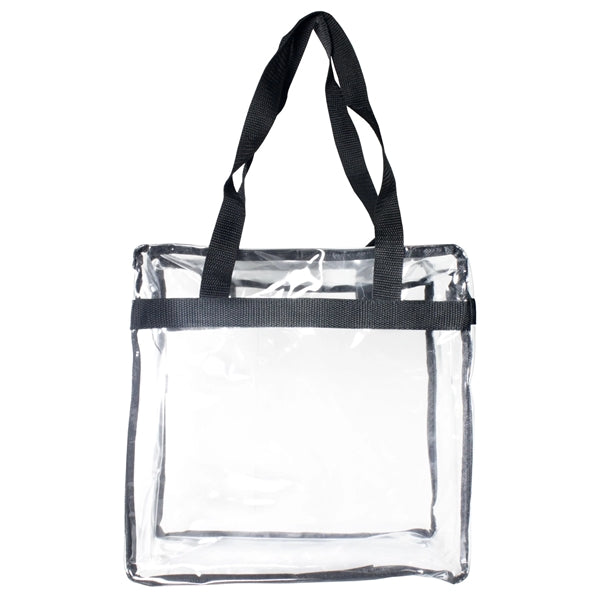 Clear Zippered Stadium Tote