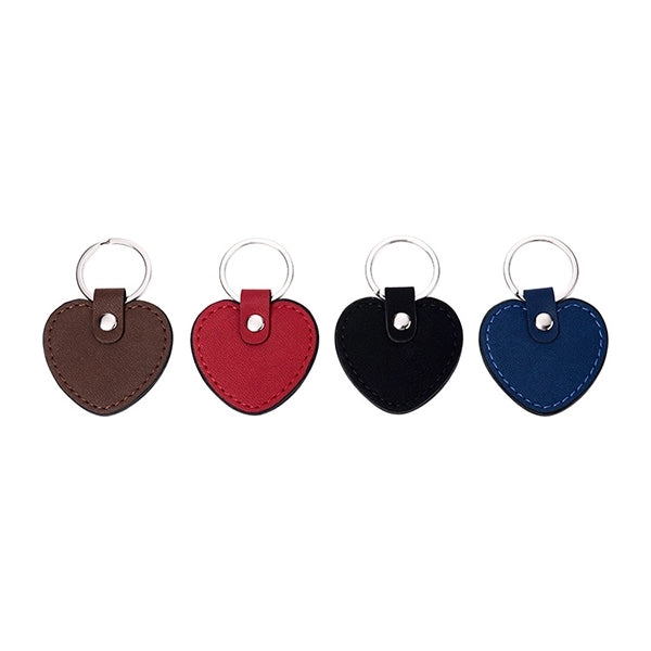 Pu leather Heart Shaped Key Chain
