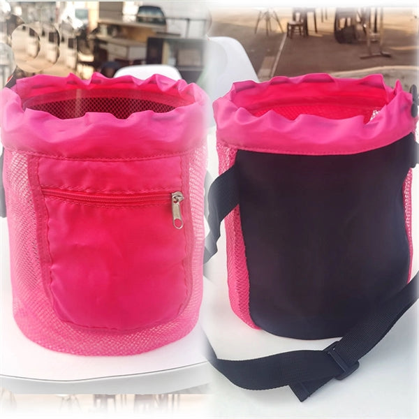 Kids Beach Shell Toy Mesh Waist Bag