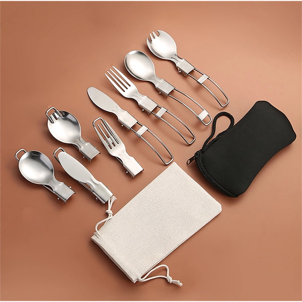 Camp Flatware Sets-Stainless Steel