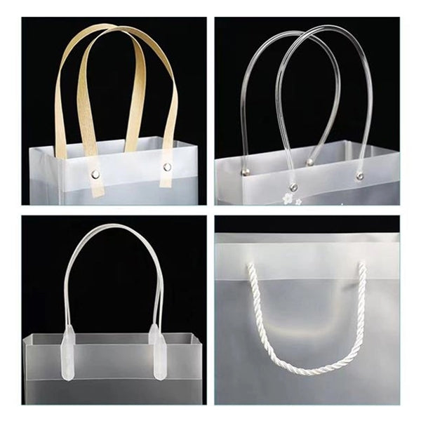 Various Size Clear Frosted Plastic Shopping bag
