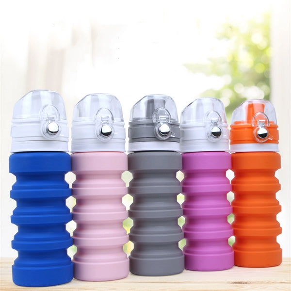 500ml Collapsible Silicone Water Bottle