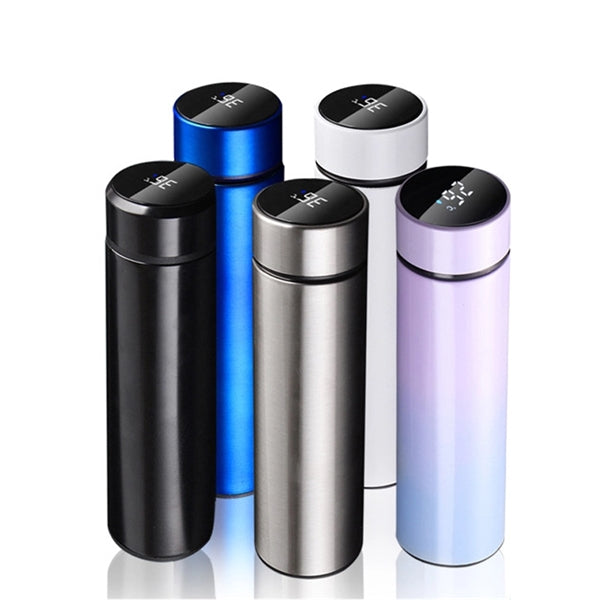Stainless Steel Outdoor Temperature Display Water Bottle