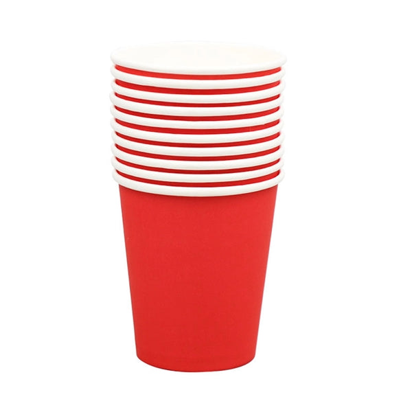 8 Oz Colored Plain Paper Cup