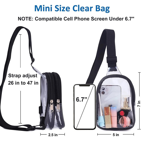 Mini Clear Sling Bag