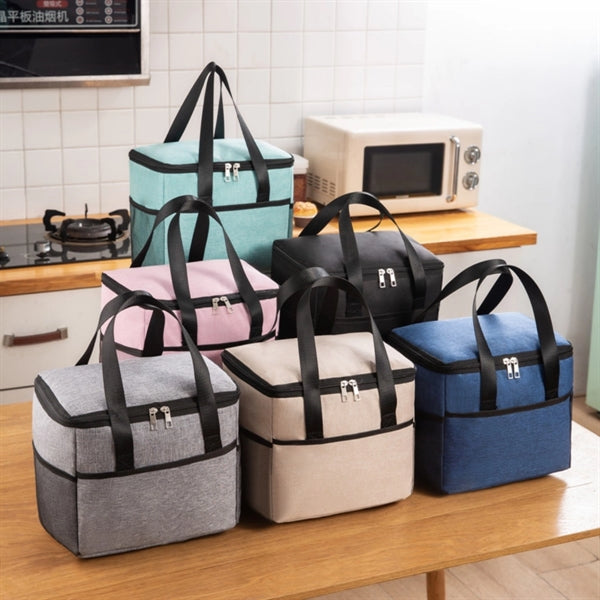Sandwich Thermal Lunch Box Cooler Tote Insulated Picnic Bags