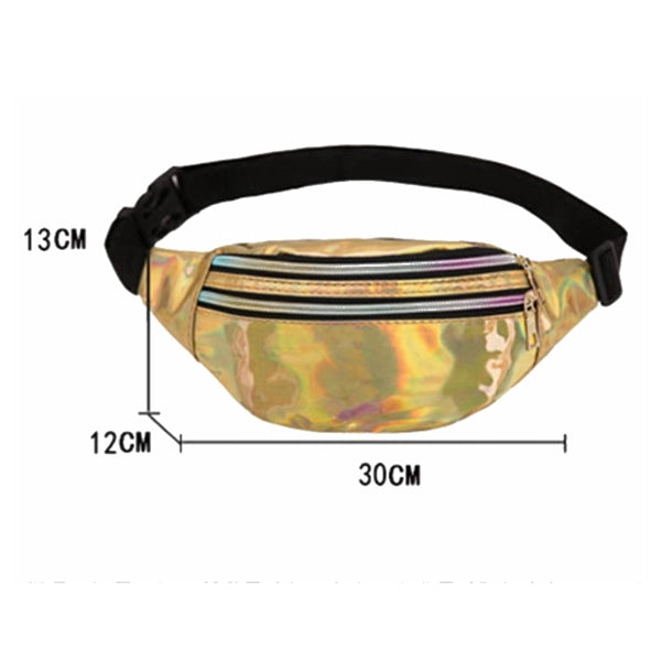 Holographic Fanny Pack Metallic Color
