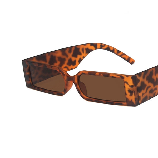 UV Protection Stylish Vintage Small Frame Square Sunglasses