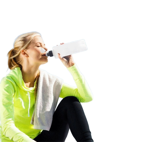 6/12 oz FlipBelt Portable Lightweight Running Water Bottle