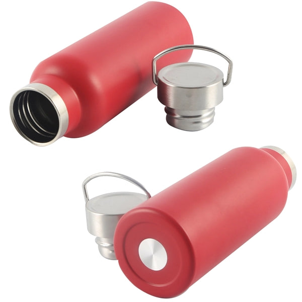 16 oz Stainless Steel Water Bottle With Handle