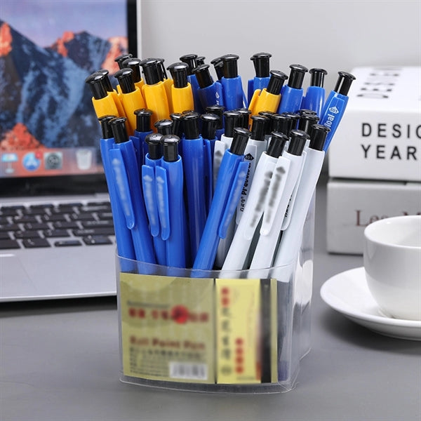 Retractable Office Work Ballpoint Click Rollerball Pens