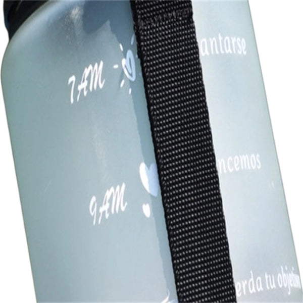 30/68 oz Water Bottle with Straw Motivational Time Marker
