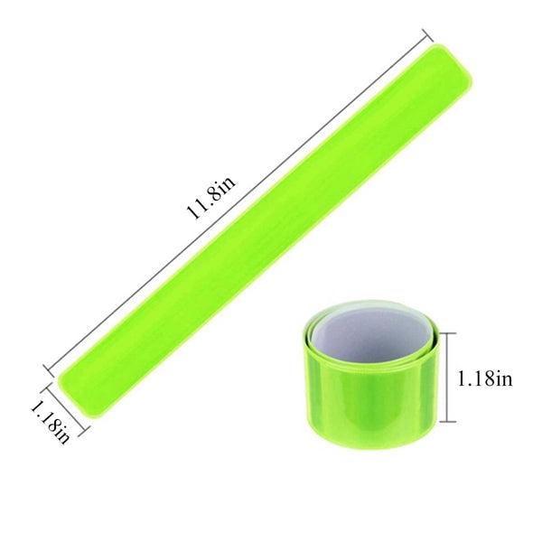 PVC Safety Reflective Slap Wrap Bracelet