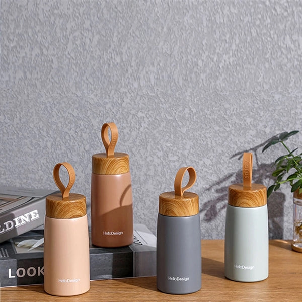 9oz Stainless Steel Vacuum Insulated Flask Water Bottle