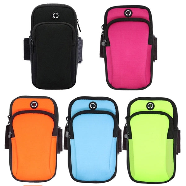 Protable Wrist Wallet Phone Holder Sweat Band Sports Armband