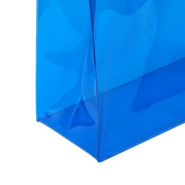 Large PVC Transparent Stadium Approved Vinyl Bag Clear Tote