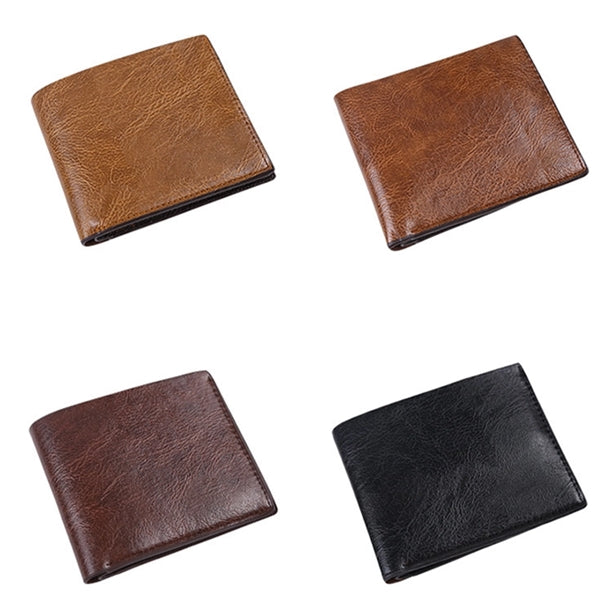 Men Fashion Classic Short Purse Large-capacity Wallet