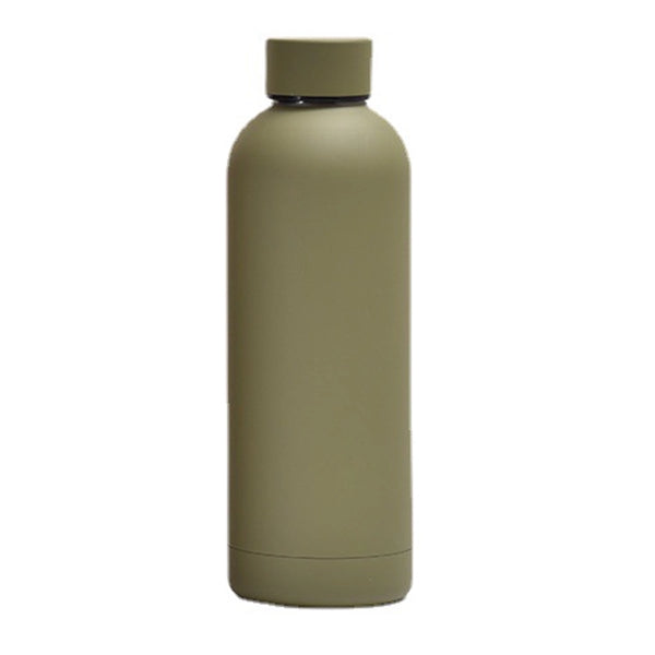 17oz Stainless Thermos Cup With Bamboo Lid