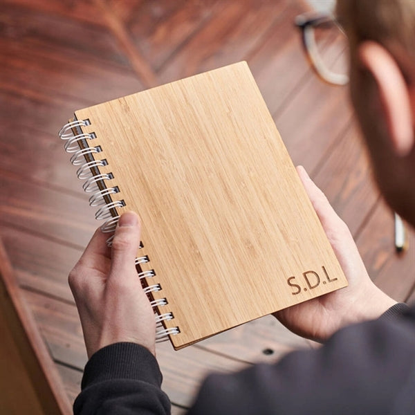 B6 Bamboo Notebook with pen