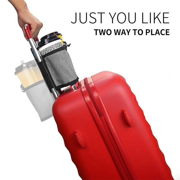 Luggage Cup Holder Suitcase Handles Phone Bag For Hand-Free