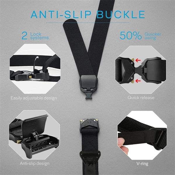 49 Inch Military Tactical Belts for Men