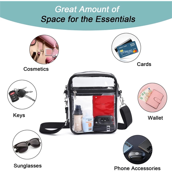 Clear Stadium Approved Purse Bag