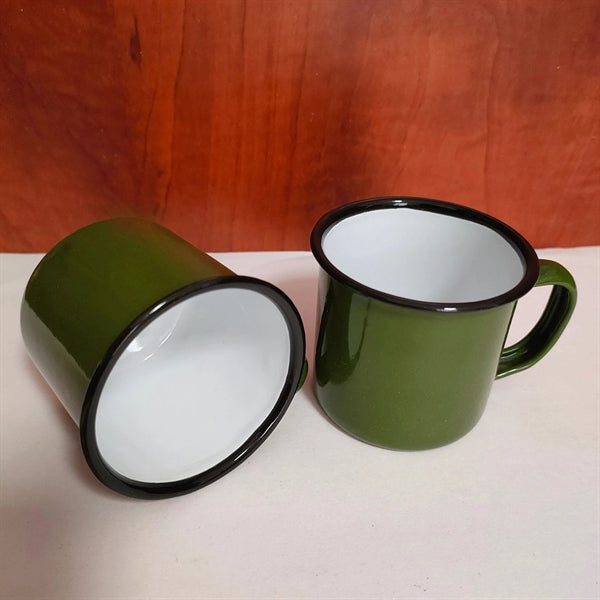 12 Oz Metal Enamel Camping Mug