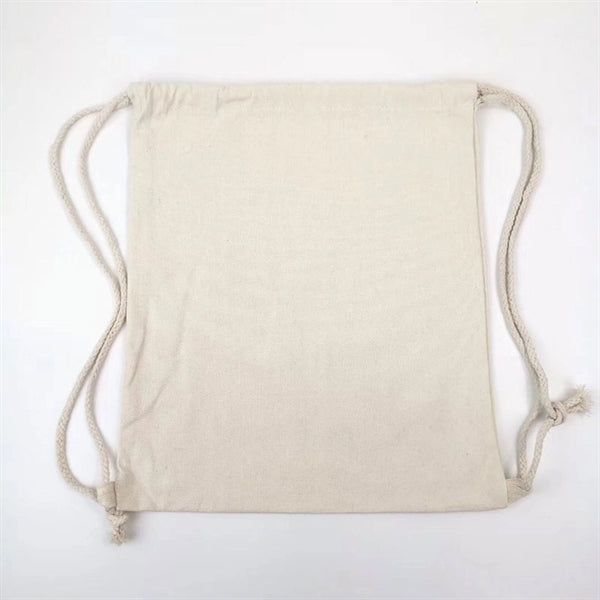 12oz Canvas Cotton Drawstring Backpack